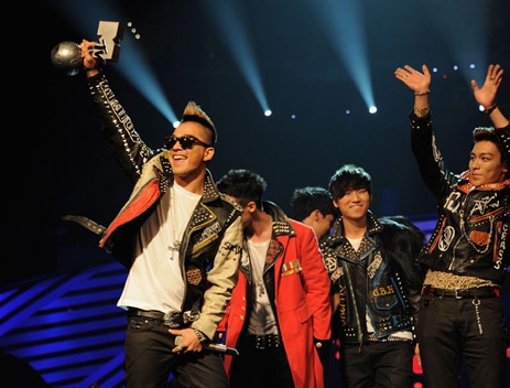 MTV欧洲大奖 BigBang成首获奖韩国歌手