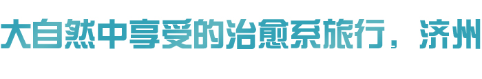 大自然中享受的治愈系旅行，济州