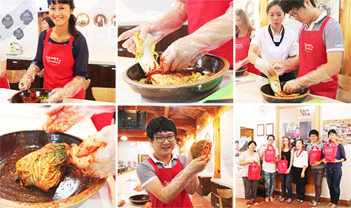 泡菜制作体验 :韩国旅游官方网站