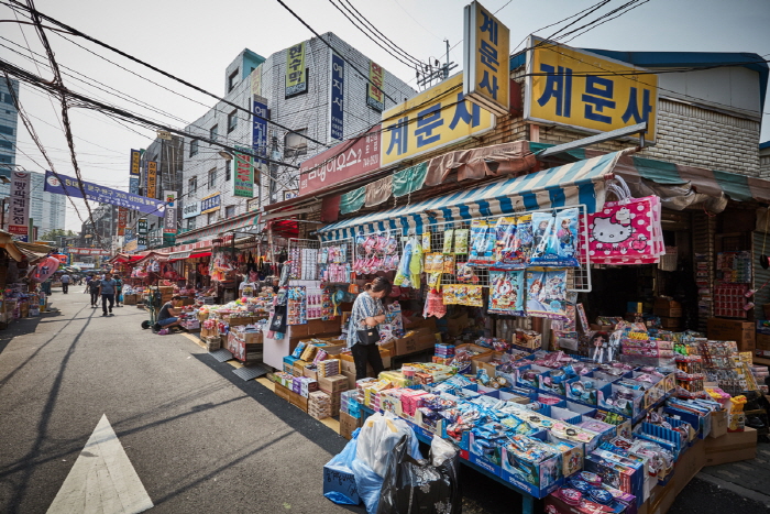 Rue de la papeterie de Dongdaemun (동대문 문구거리)