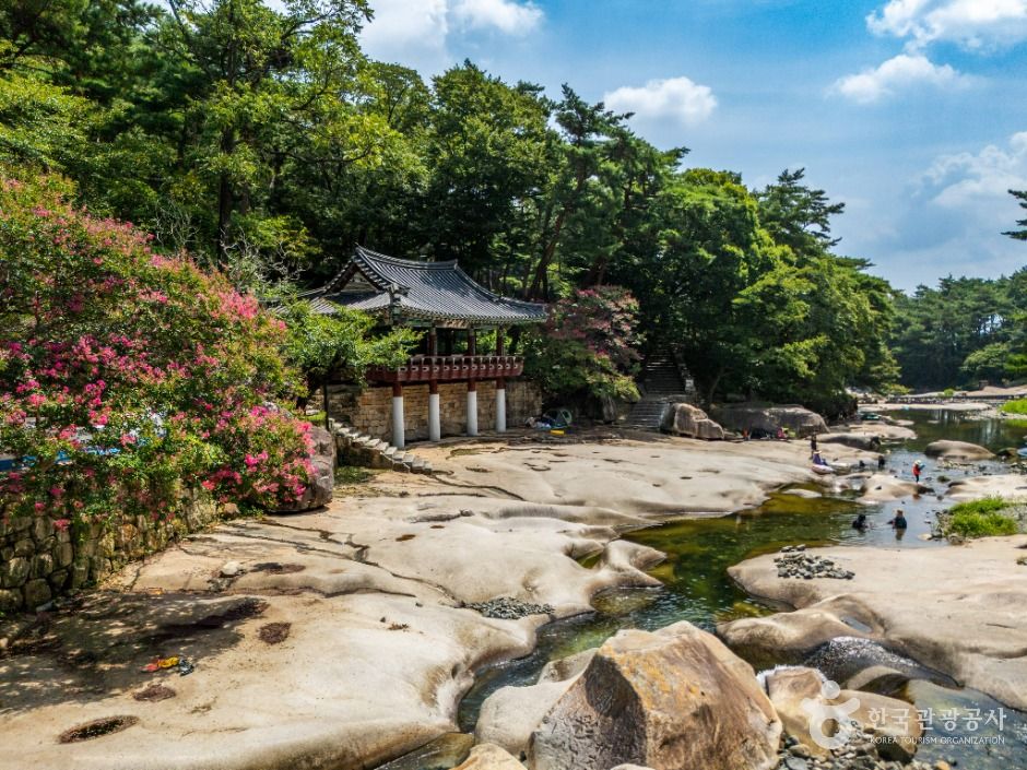 작천정 계곡