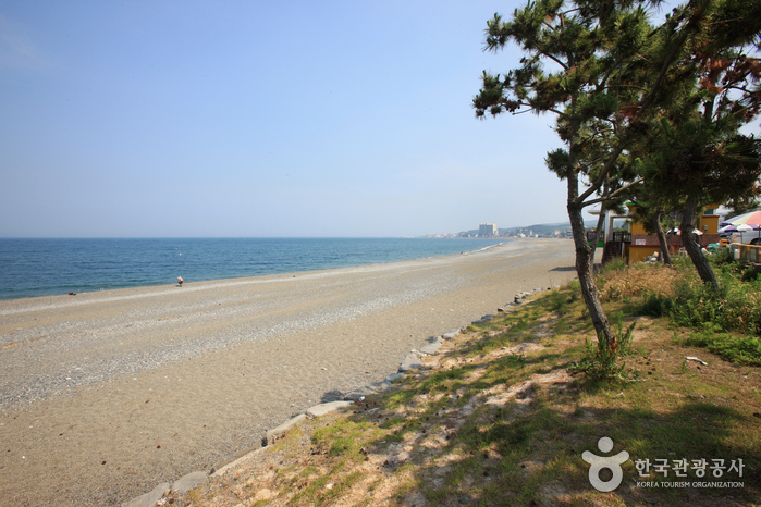 Plage de Gangdong Mongdol (강동몽돌해변)