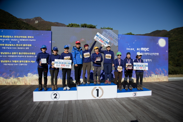 영남알프스 전국 산악대회 20193