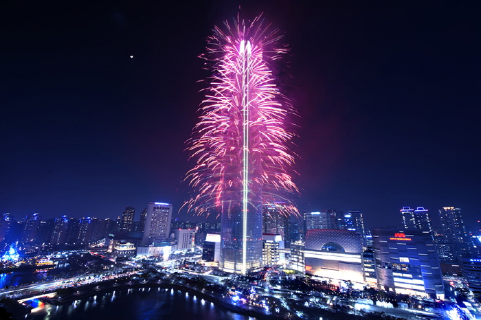 롯데월드타워 불꽃축제 20191