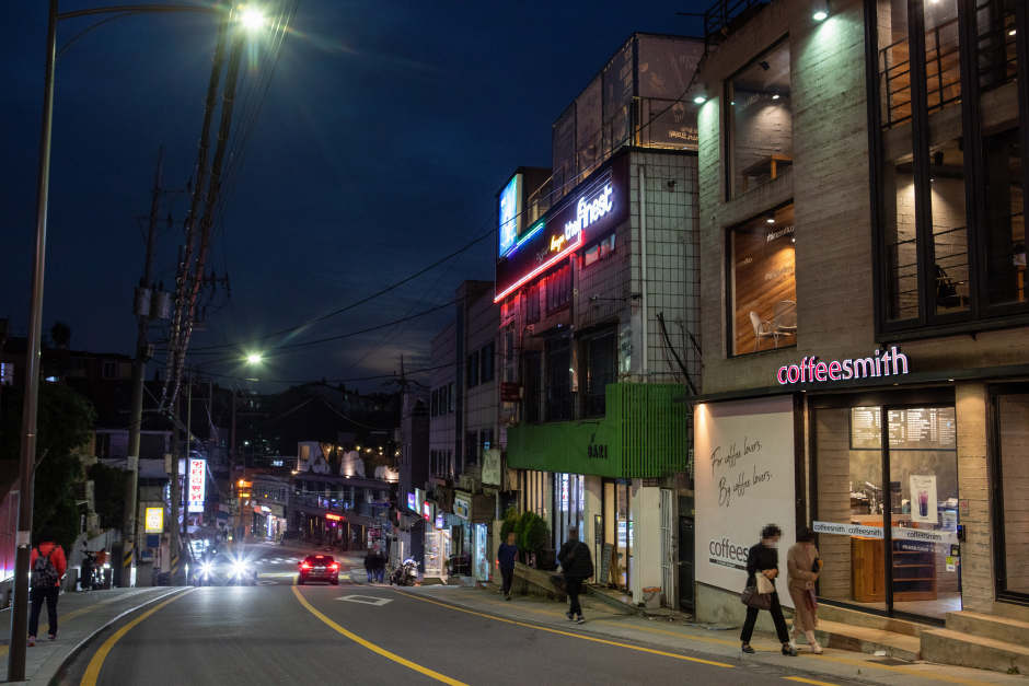Straße Gyeongnidan-gil (경리단길)