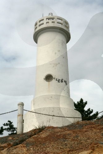 Unbemannter Leuchtturm Hajodae (하조대 무인등대)