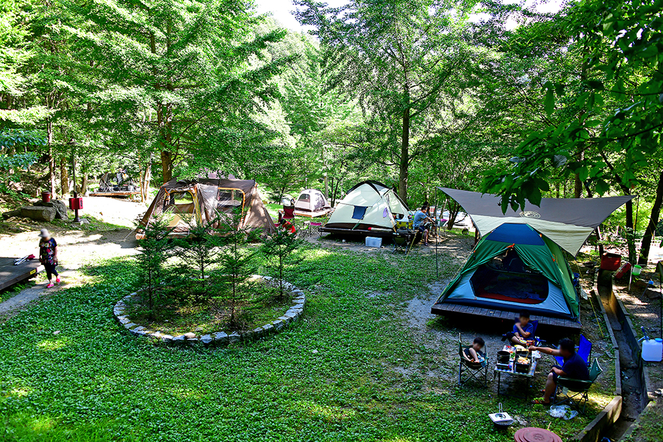 국립회문산자연휴양림 캠핑장2