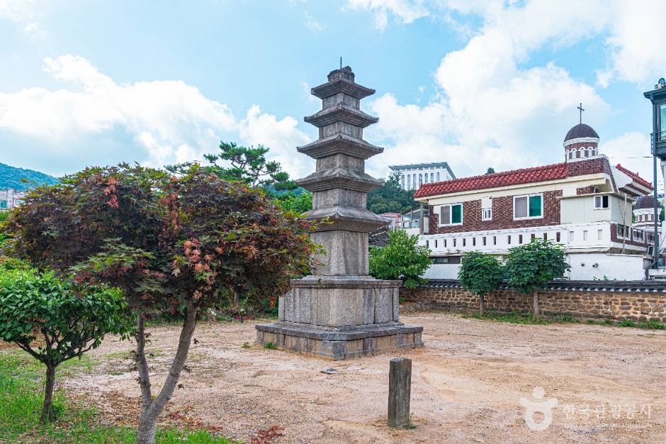 광주지산동오층석탑