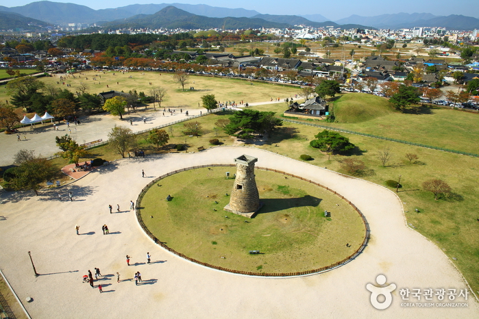 Observatoire Cheomseongdae à Gyeongju (경주 첨성대)