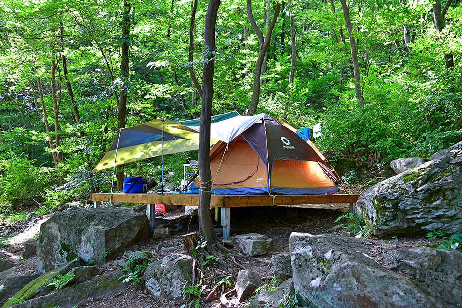 국립회문산자연휴양림 캠핑장3
