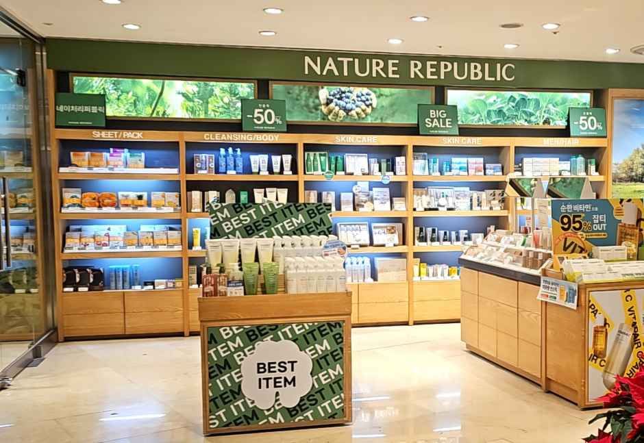 [事後免税店] NATURE REPUBLIC（ネイチャーリパブリック）・ロッテ百貨店ピョンチョン（坪村）店(네이처리퍼블릭 롯데백화점 평촌점)