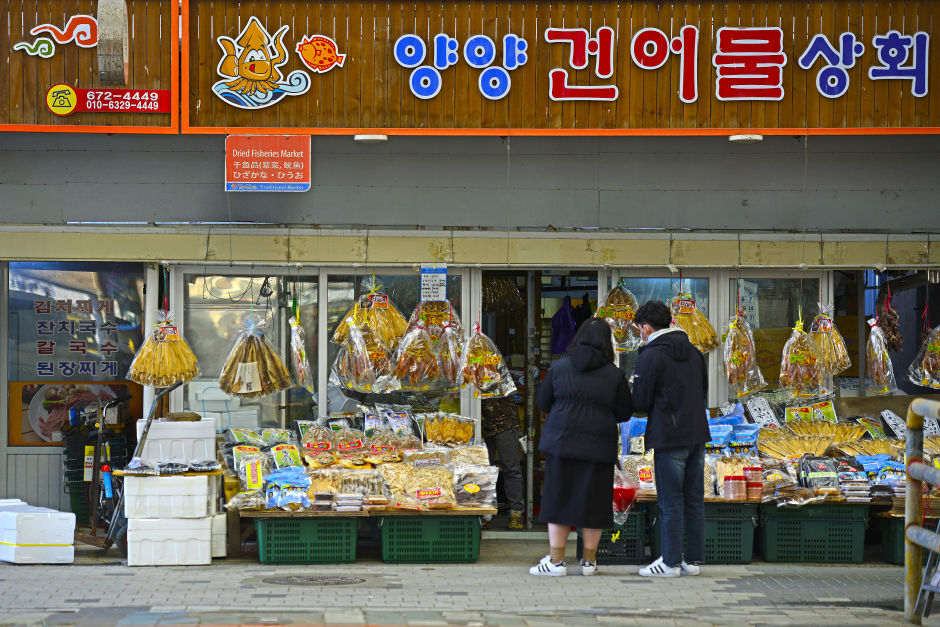 Mercado Tradicional de Yangyang (양양전통시장 (4, 9일))