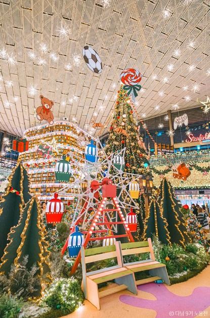 서울 경기 크리스마스 가볼만한곳 잠실 크리스마스 마켓, 별마당 도서관 축제 데이트 카페 추천_서울 별마당 도서관_2-4