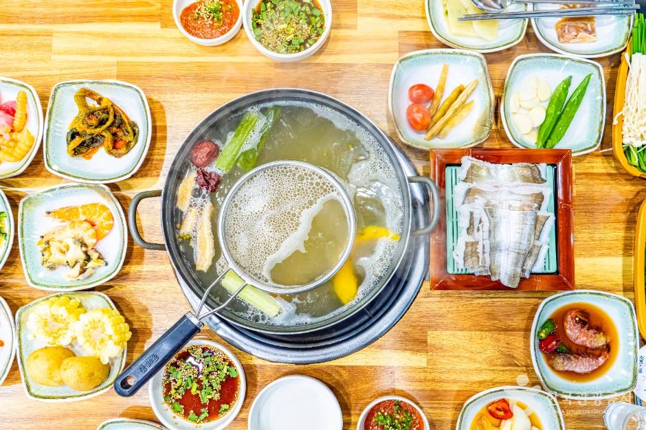 여수_선창가 새조개 하모샤브샤브 (3)