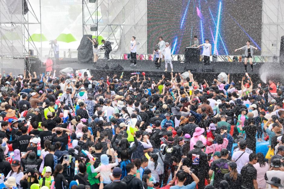 정남진 장흥 물축제