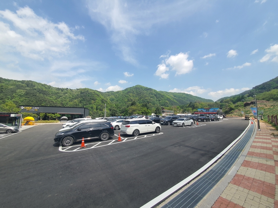 Парк для катания на санях люж в Хвенсоне Hoengseong Luge (횡성루지체험장)