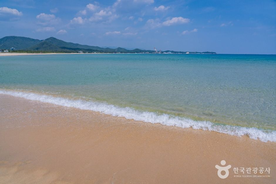 송지호 해수욕장