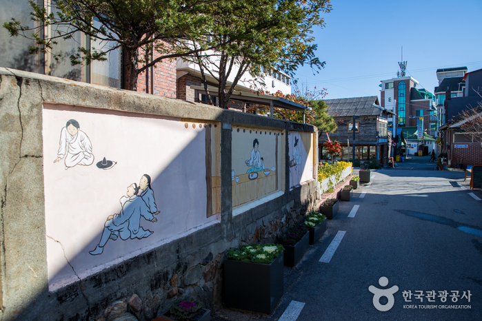 Calles de Myeongju-dong en Gangneung (강릉 명주동 거리)