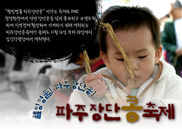 Paju Jangdan Soybean Festival (파주장단콩축제)