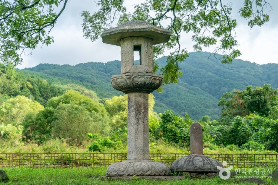 합천 백암리 석등