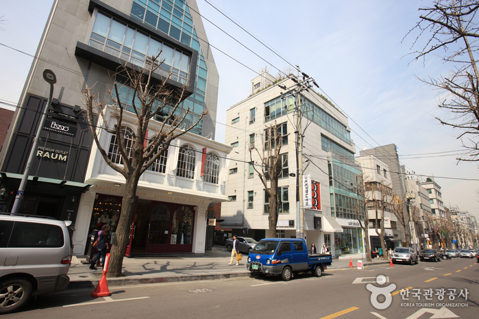 Sinsadong Garosu-gil Road (신사동 가로수길)