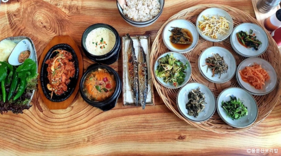 용문산보리밥
