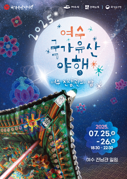 2025 여수 국가유산 야행 포스터