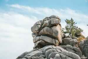 송지호 해안 서낭바위 (강원평화지역 국가지질공원)