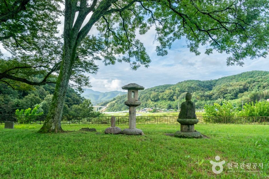 합천 백암리 석등