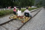 聞慶鉄路自転車（レールバイク）（문경 철로자전거(레일바이크)）