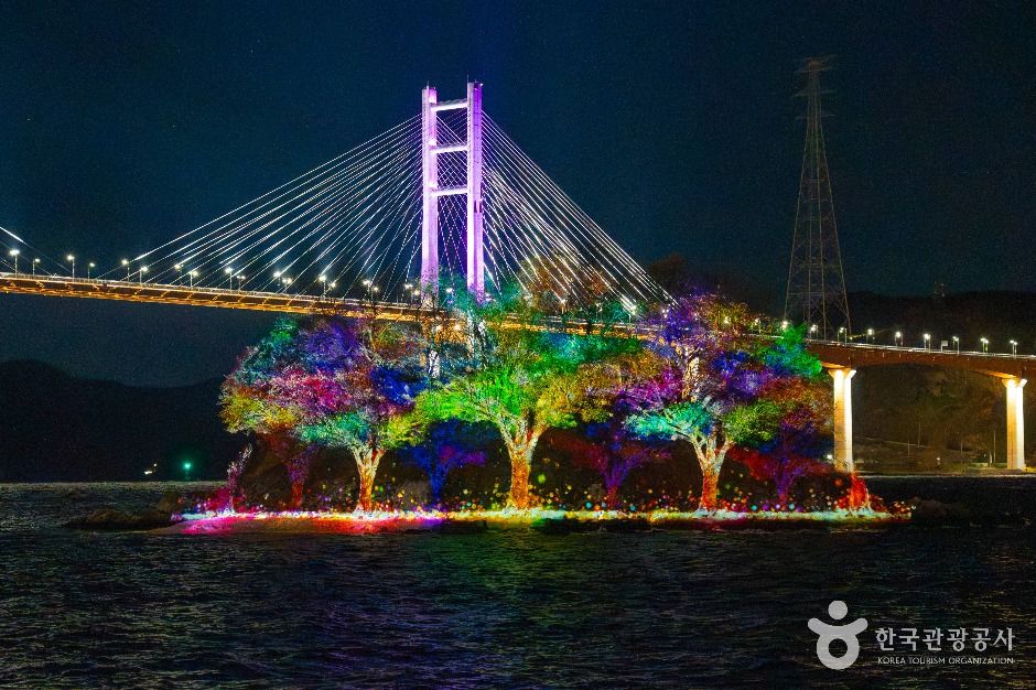 귀산 개구리섬 프로젝션 맵핑