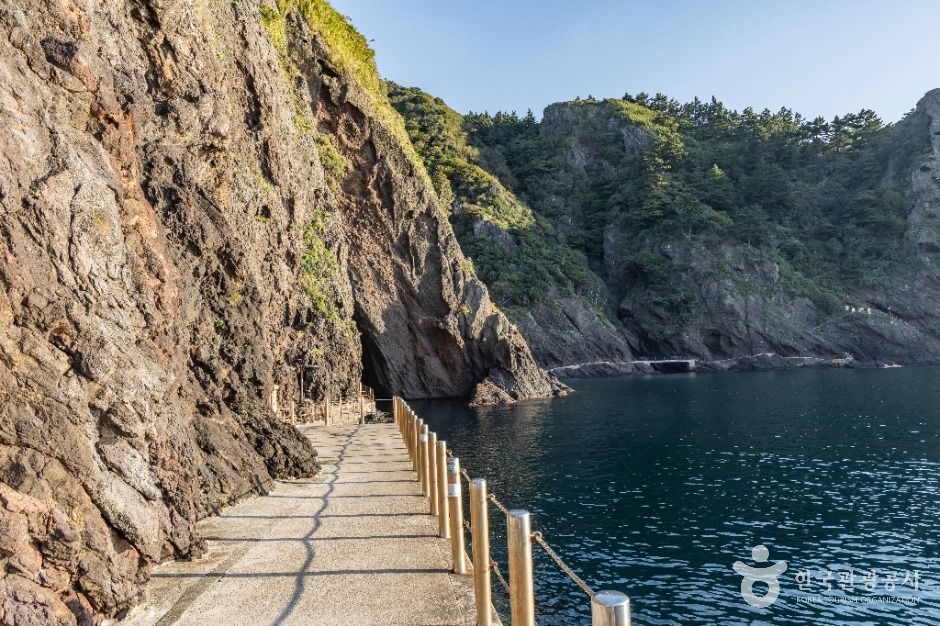 행남 도동 해안산책로 (울릉도,독도 국가지질공원)