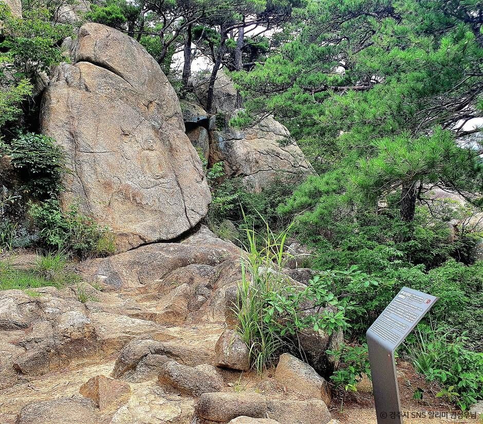 경주 남산 용장사지 마애여래좌상
