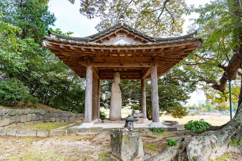 증평 미암리 석조관음보살입상