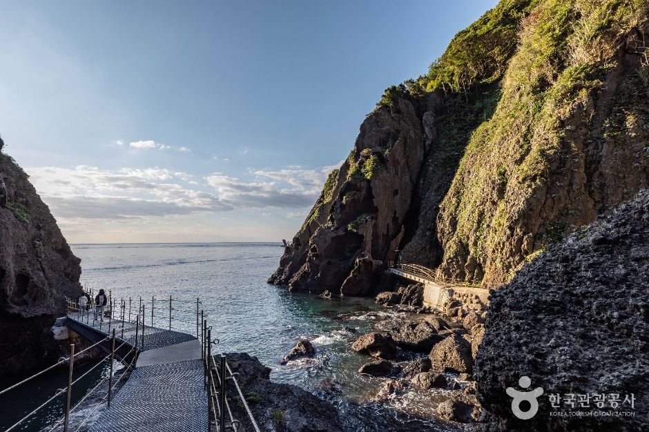 행남 도동 해안산책로 (울릉도,독도 국가지질공원)