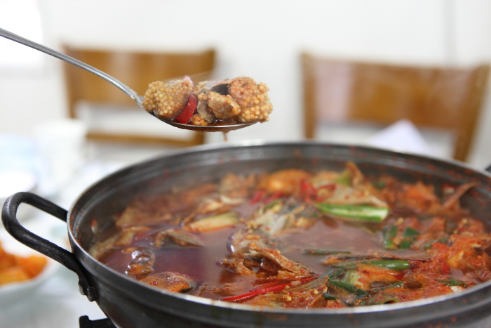 알이 꽉 찬 도루묵찌개