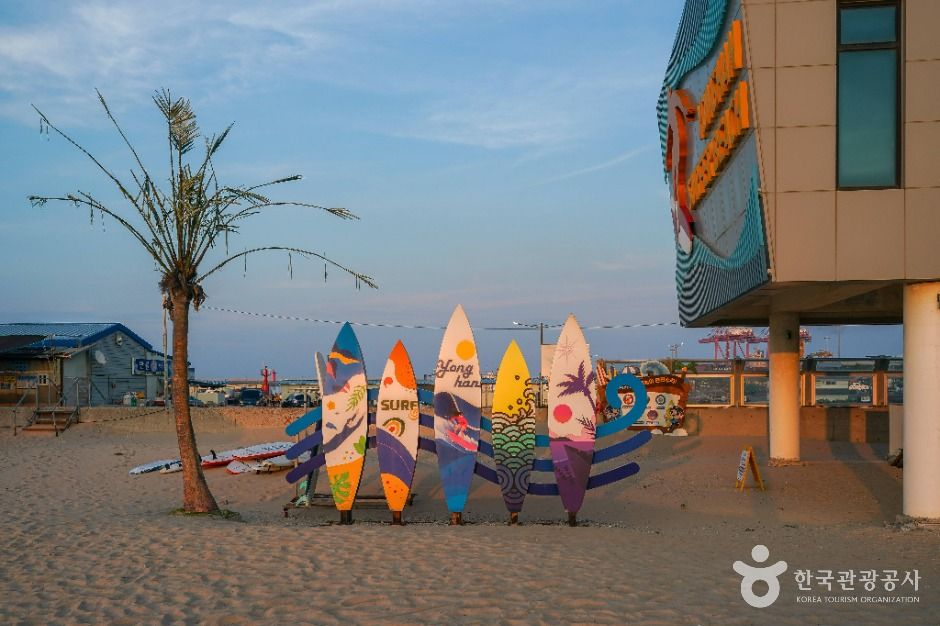 용한 1리 해수욕장