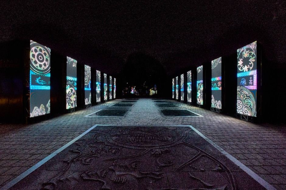 국가유산 미디어아트 부여 정림사지