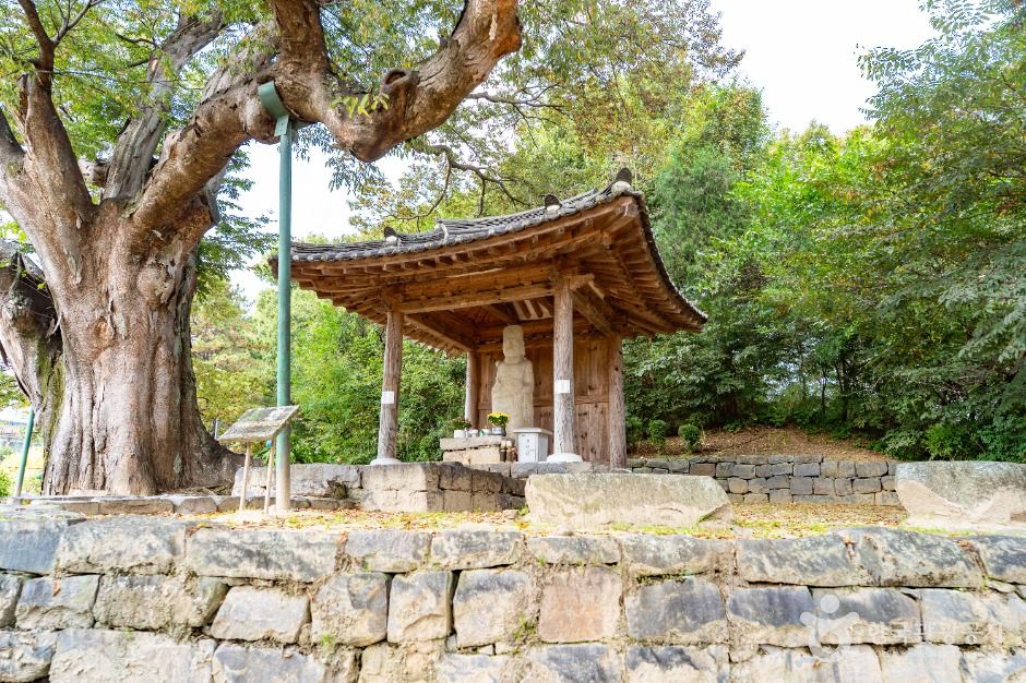 증평 미암리 석조관음보살입상