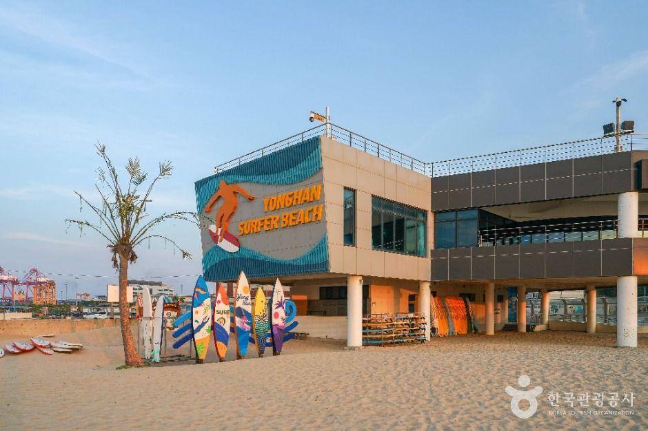 용한 1리 해수욕장