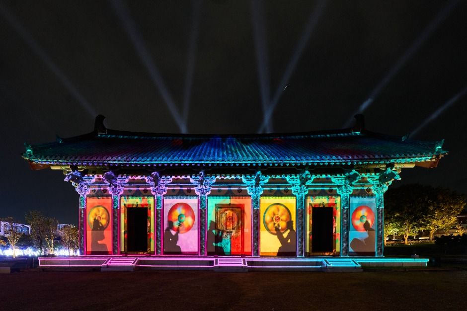 국가유산 미디어아트 부여 정림사지