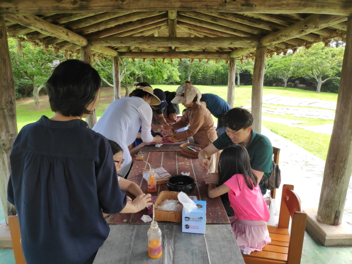제주민속촌 감물 및 봉숭아 물들이기 체험행사3