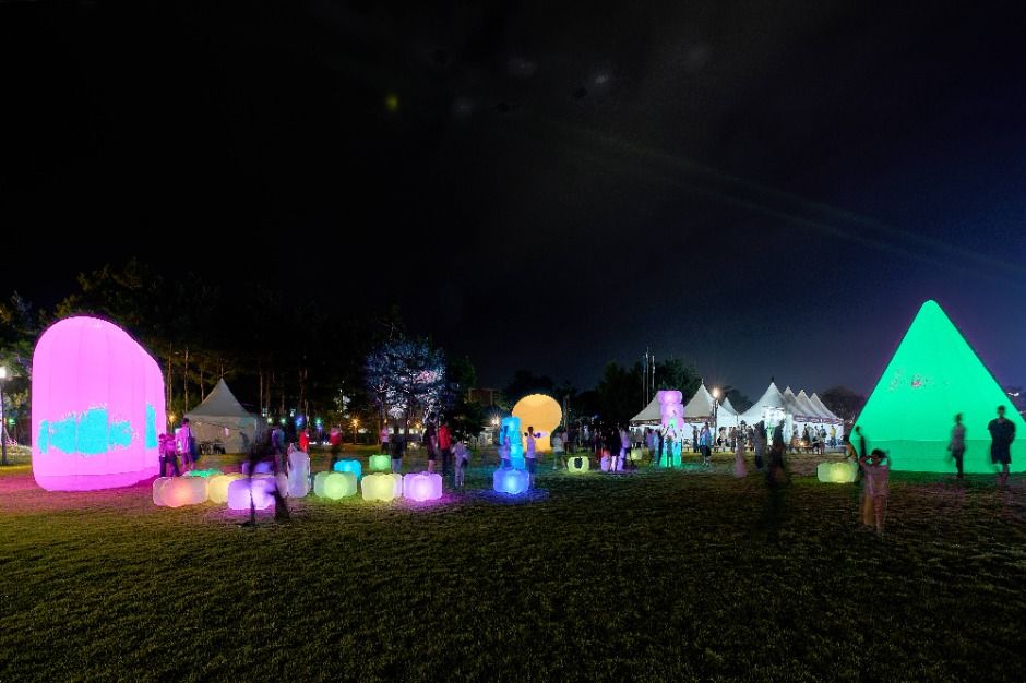 국가유산 미디어아트 부여 정림사지