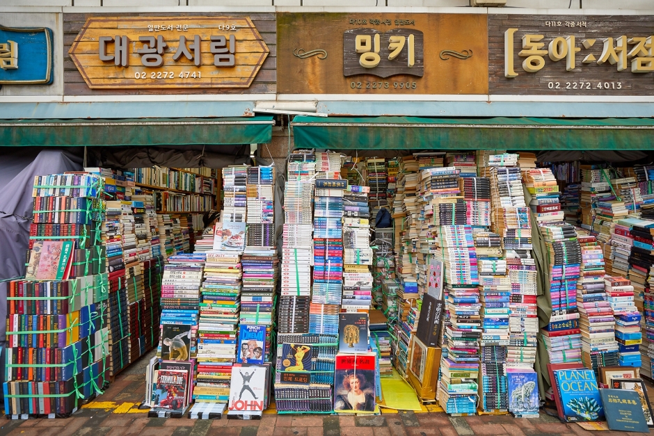 Cheonggyecheon Old Books Street (청계천헌책방거리)