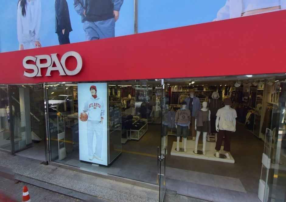 [事後免税店]SPAO（スパオ）・チュンジャンロ（忠壮路）店(스파오 충장로점)