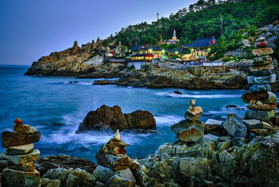 Templo Haedong Yonggungsa en Busan (해동 용궁사)