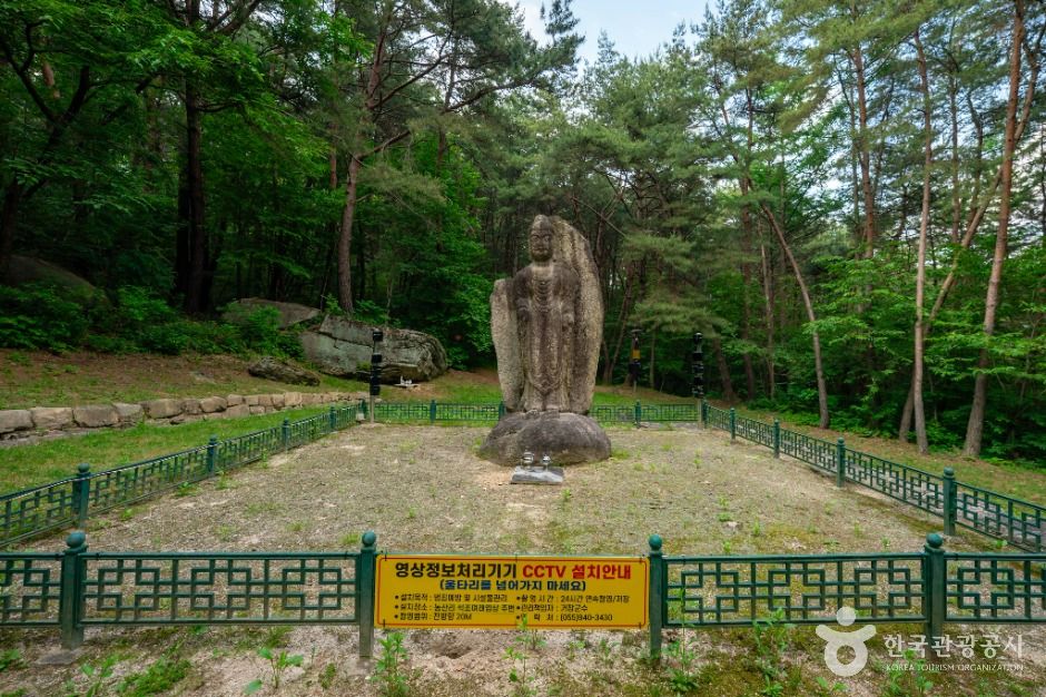 거창 농산리 석조여래입상