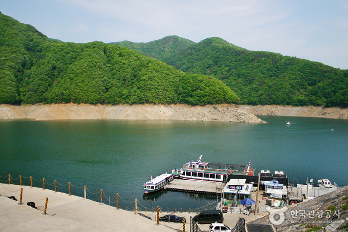 Lac Soyangho à Chuncheon (소양호(춘천))
