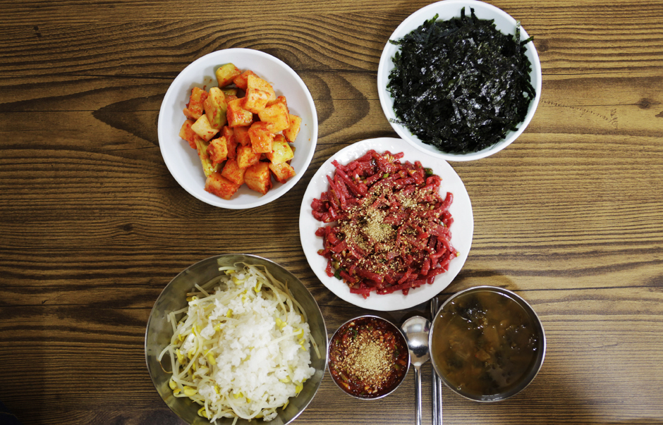 전통콩나물밥