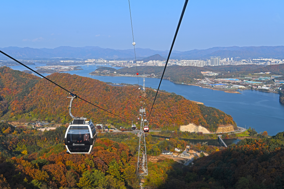 Téléphérique du lac du mont Samaksan à Chuncheon (춘천 삼악산 호수케이블카)